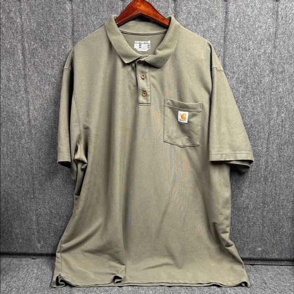 Carhartt Other - Carhartt Men's Sage Green Polo Shirt